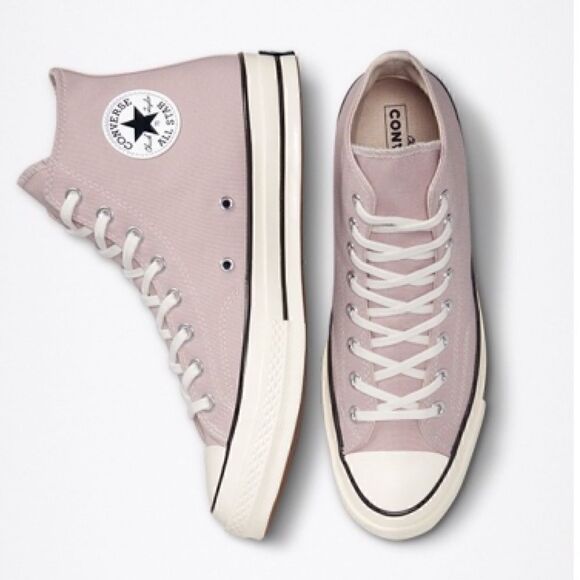 NEW Pink Converse Chuck 70 High Tops  Classic/Retro Mauve Sneaker W‎ 10 / M 8 - Picture 7 of 9